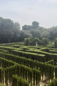 The labyrinth at Parc del Laberint d'Horta
