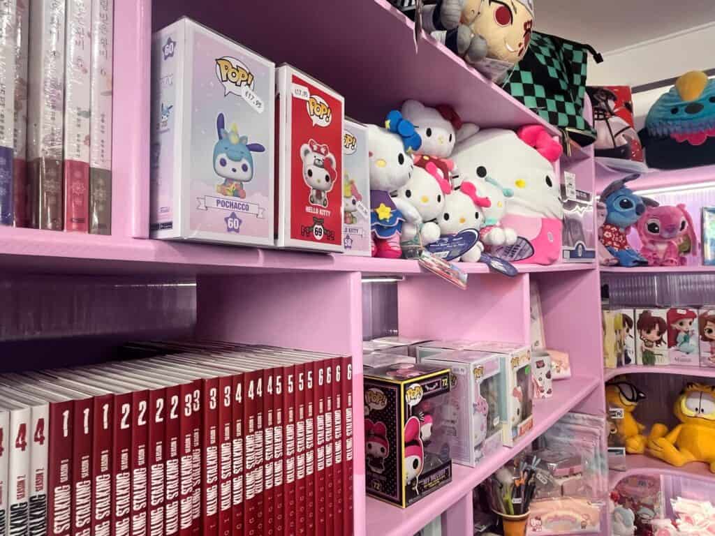 Hello Kitty and Manga Wall