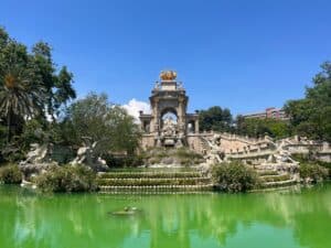 Gaudi's Fountain in Parc de la Ciutadella