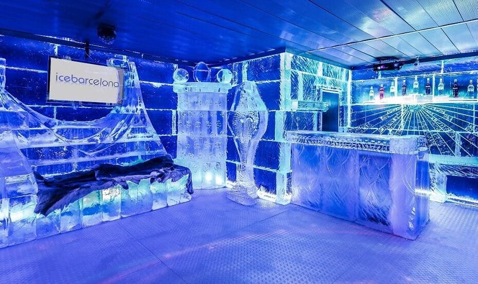 Inside of Icebarcelona