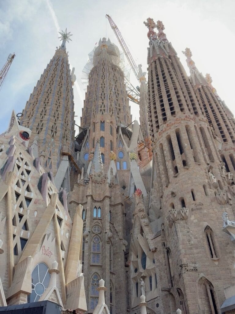 Exterior of the Sagrada Familia