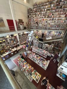 Record store in the LXFactory in Lisbon, Portugal