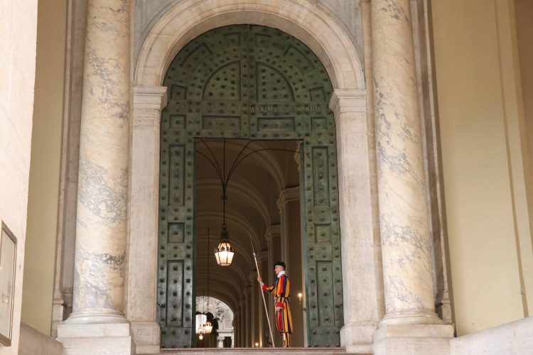 Italian Guardia Svizzera serve as warden for the Vatican City and protect the Pope at all costs. These Swiss army men are referred to as "the world's smallest army."